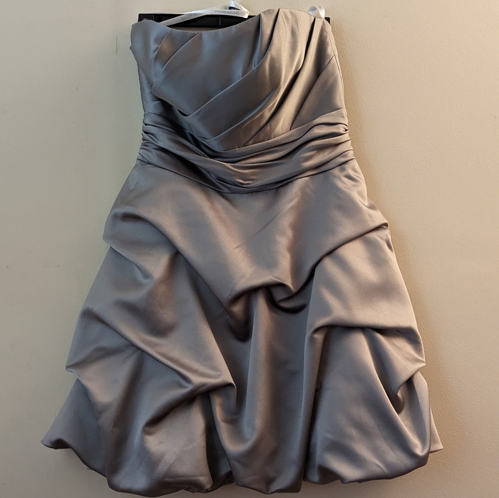 David's bridal short bridesmaids dress